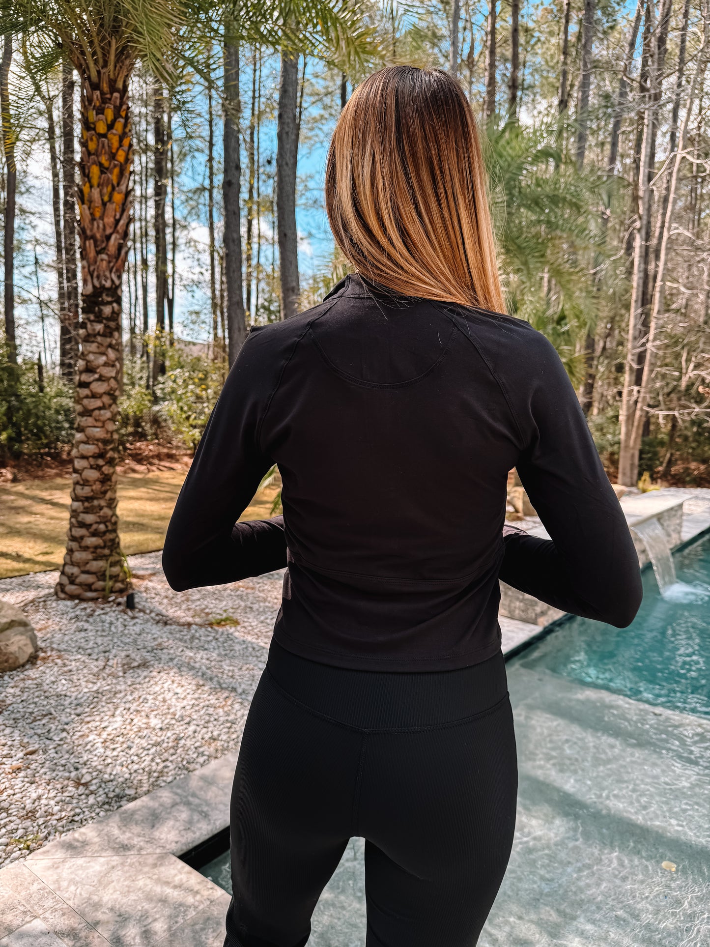 Runa Quarter Zip Long Sleeve Top *FINAL SALE*