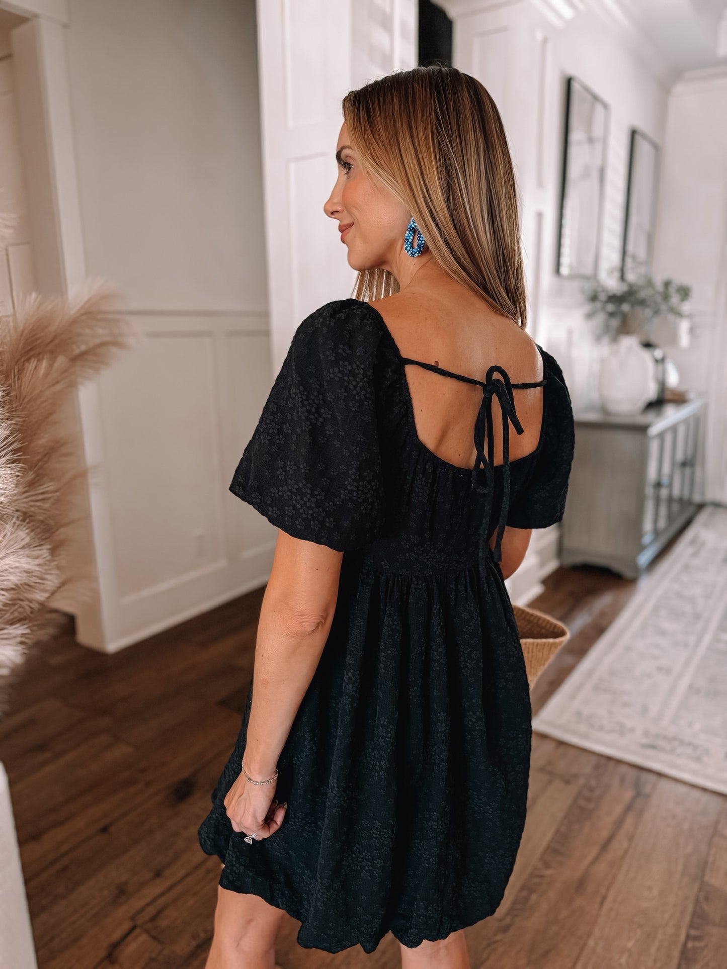 Mona Bubble Sleeve Babydoll Dress * FINAL SALE*