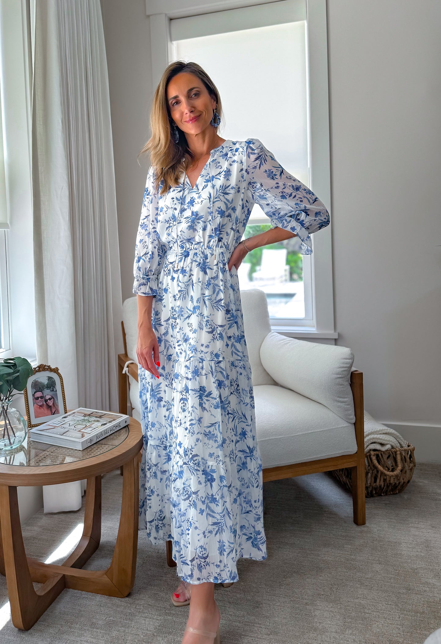 Samantha Printed Maxi Dress *final sale *
