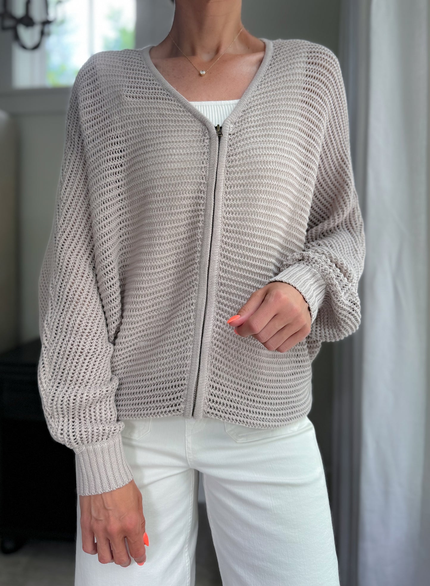 Amanda Open Knit Sweater