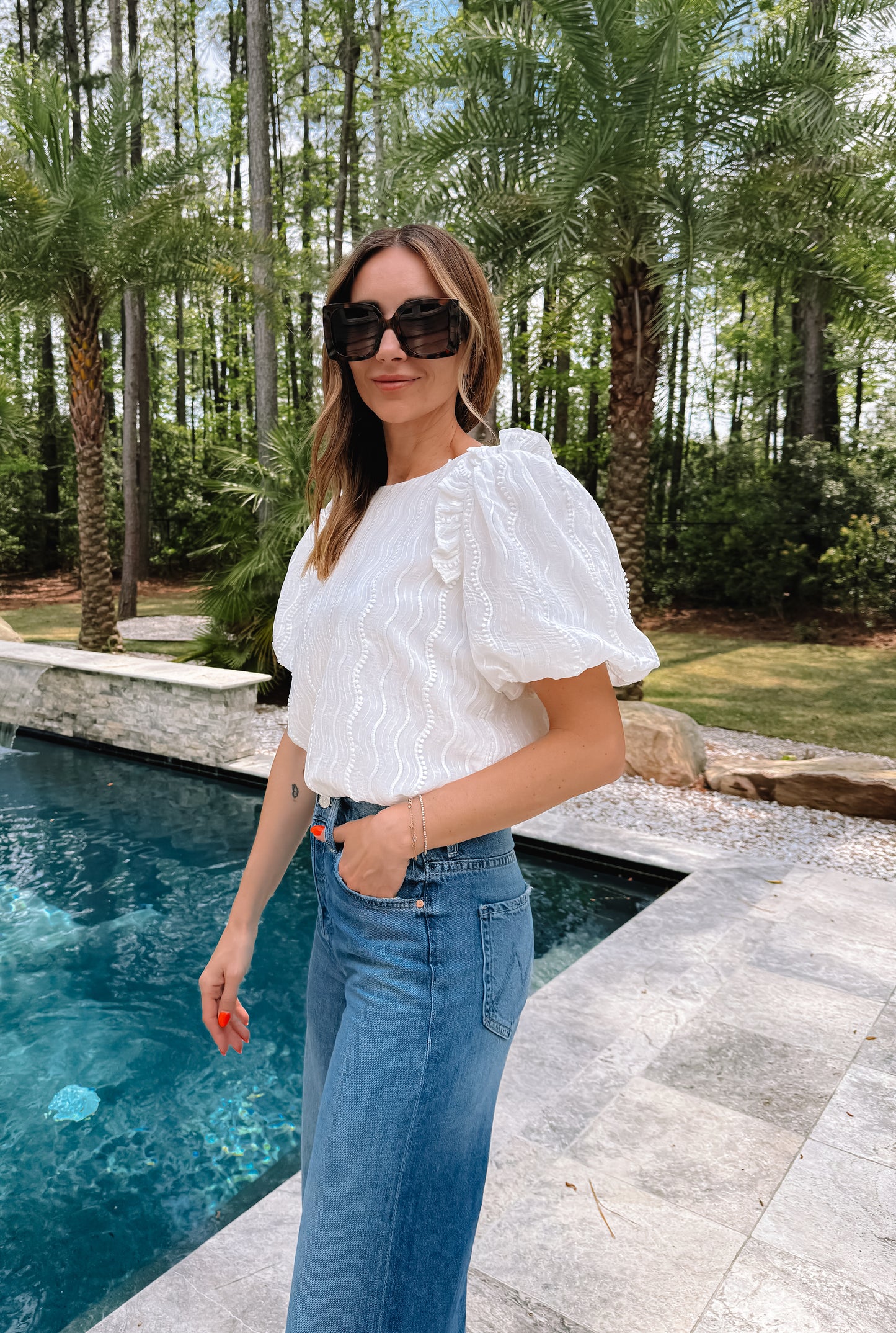 Devan Textured Top *final sale*