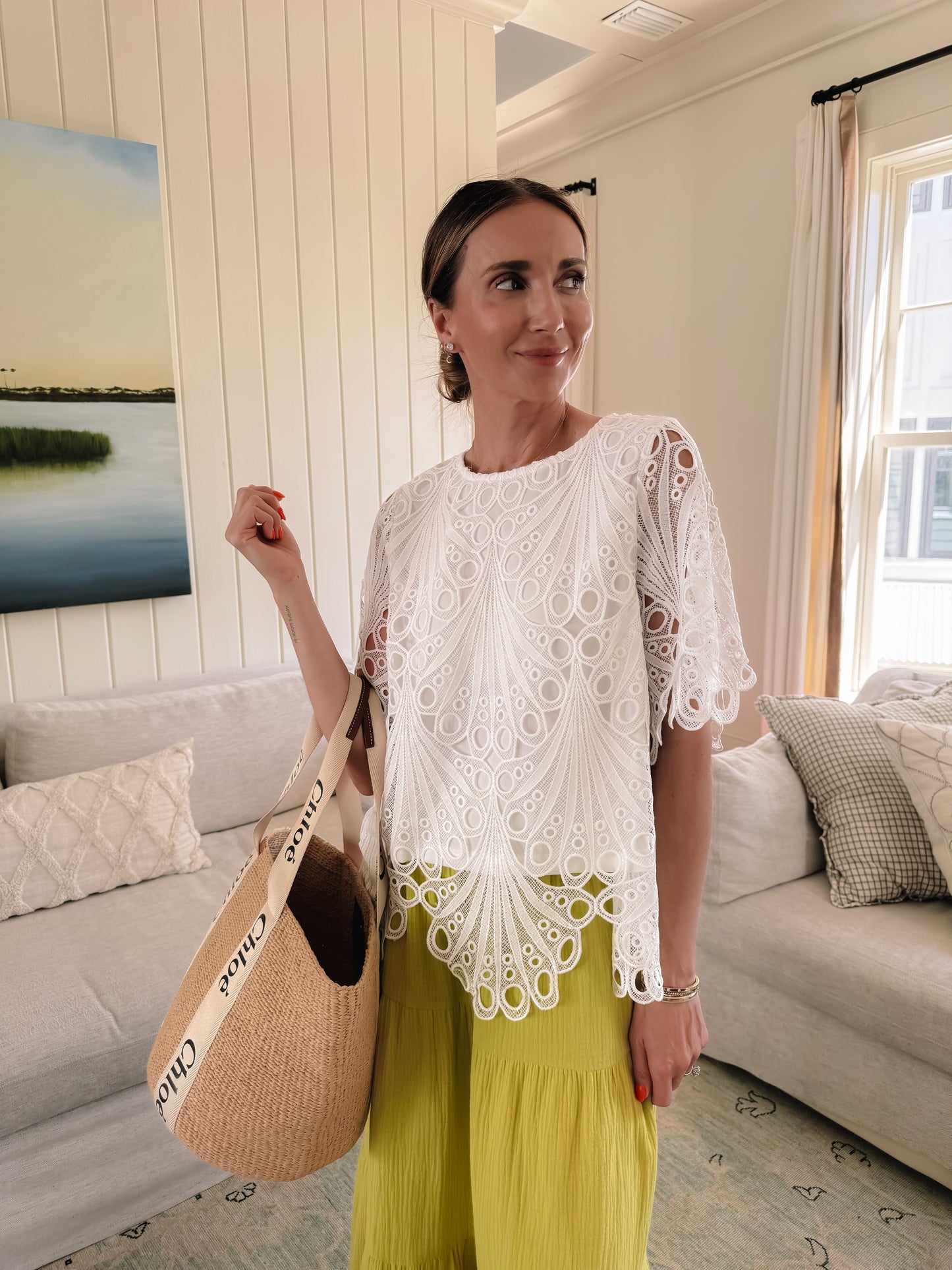 Dream Scallop Edge Lace Top