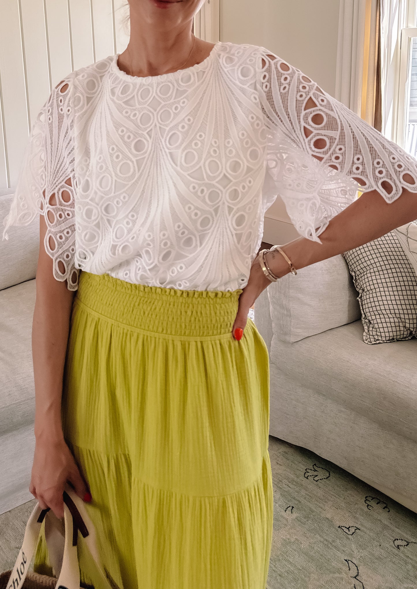 Dream Scallop Edge Lace Top