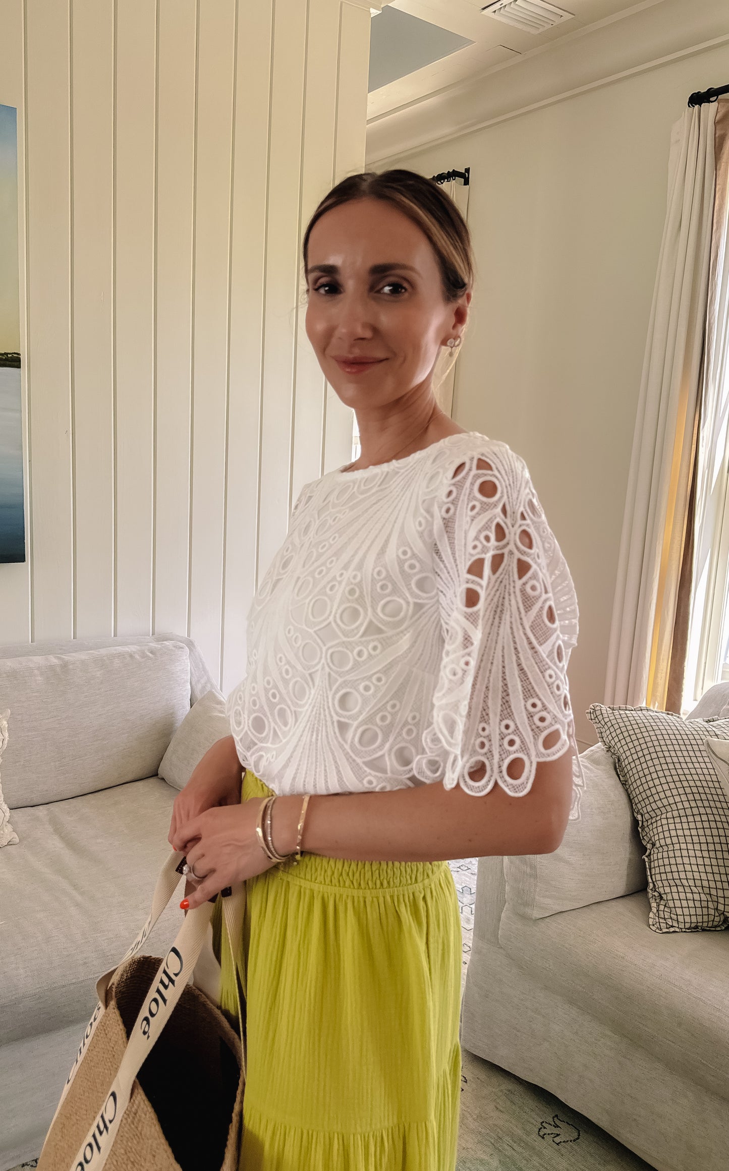 Dream Scallop Edge Lace Top