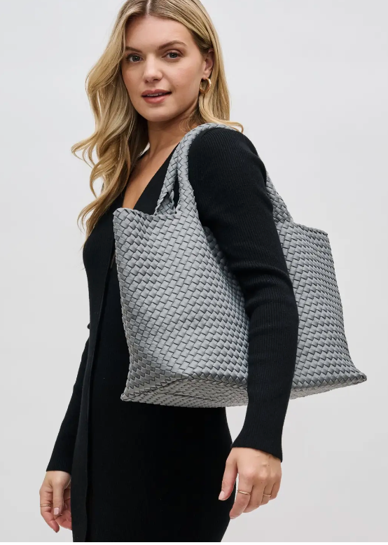LARGE Woven Neoprene Tote