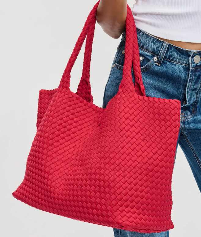 LARGE Woven Neoprene Tote