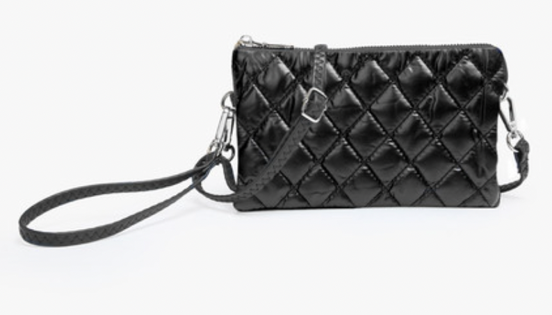 Riley Puffer 3 Compartment Wristlet