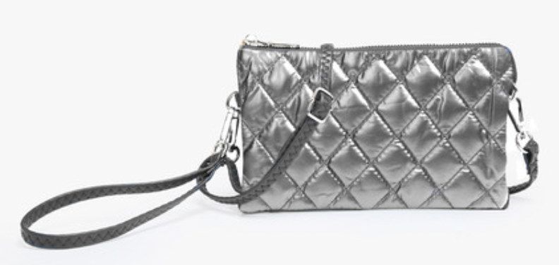 Riley Puffer 3 Compartment Wristlet