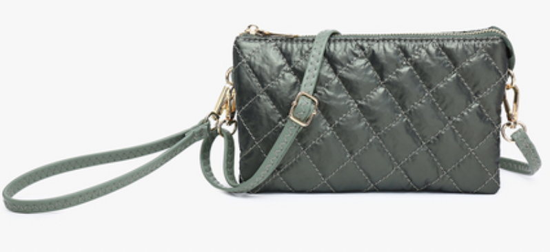 Riley Puffer 3 Compartment Wristlet