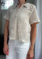 Ashlee Crochet Button Down