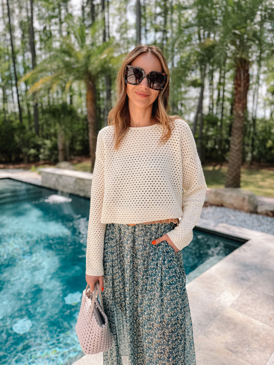 Collins Crochet Sweater